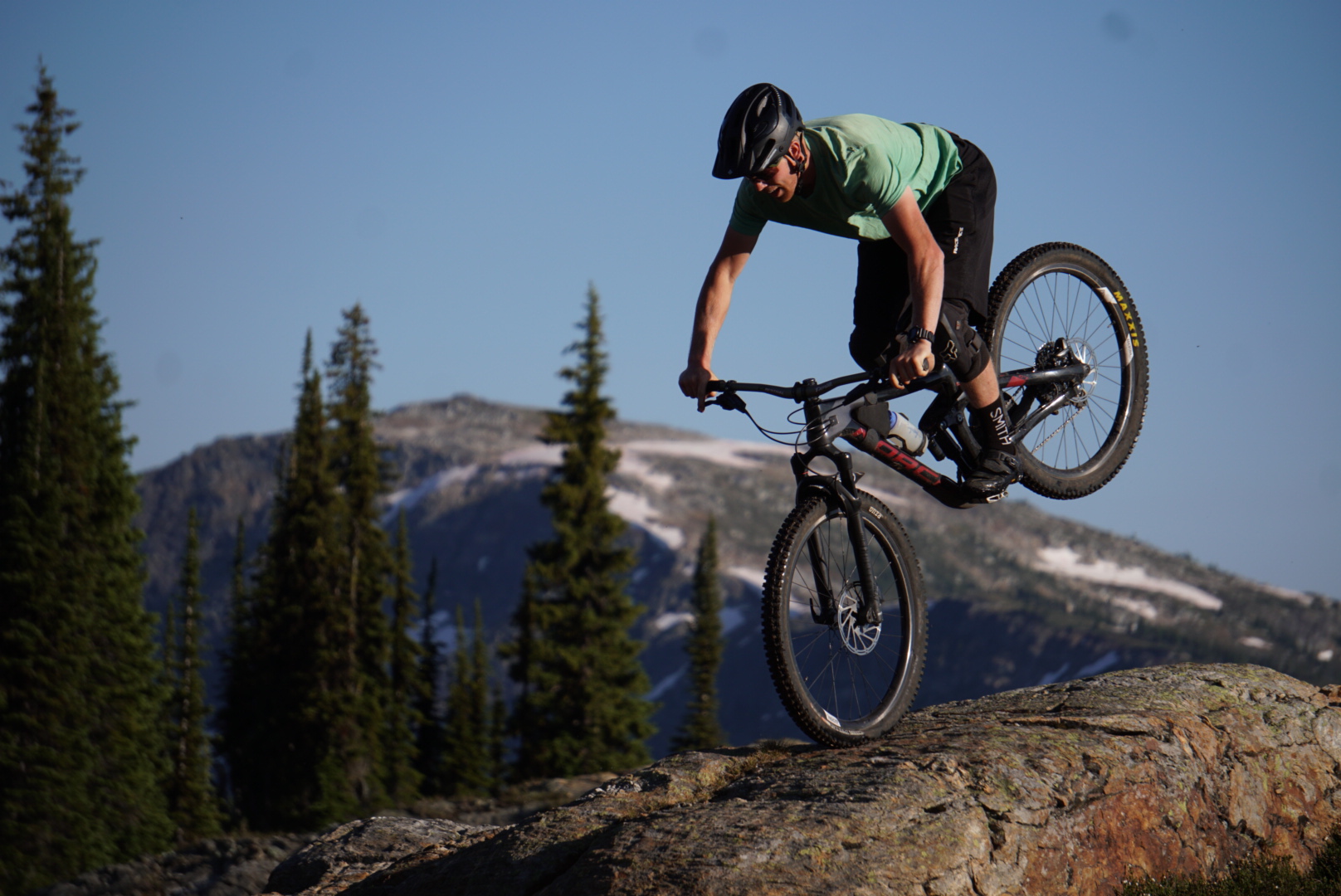 cycling in the mountains